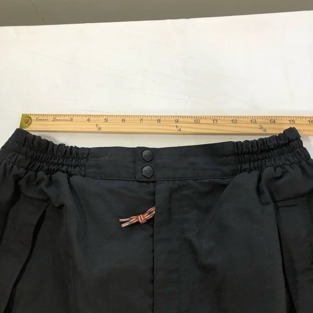 Eastern Mountain Sports pants full leg zippers nylon lined elastic waist mens M